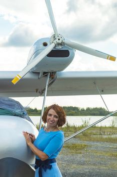 Flying boat - light-engine water transport.