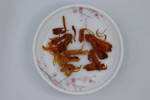 healthy and spicy maco stock on bowl