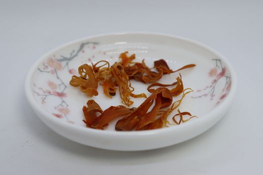 healthy and spicy maco stock on bowl