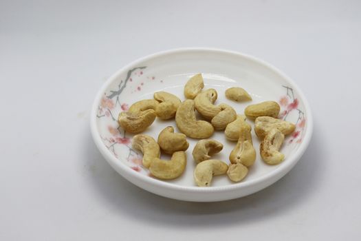 tasty and healthy cashew nut stock on bowl