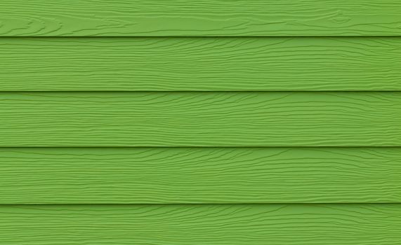 Green surface of the paint