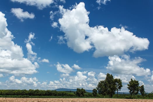 Beautiful Clouds in cloudscape