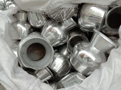 silver crockery stock on shop for sell