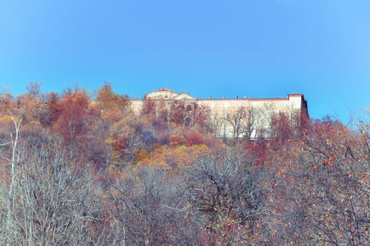 The sanctuary of Graglia surrounded by nature