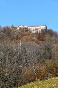 The sanctuary of Graglia surrounded by nature