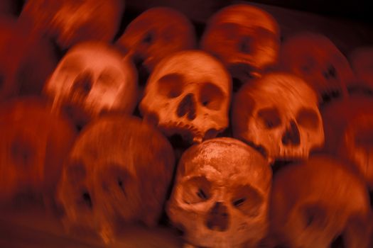 ONLY EDITORIAL AND FOR HISTORICAL STORYS USE ONLY- the museum of the killing fields of the red Khmer or khmer rouge outside the city of Phnom Penh of Cambodia.  Cambodia, Phnom Penh, February, 2001