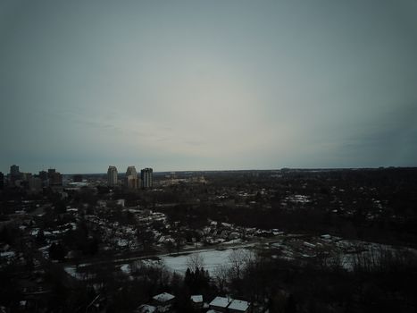 London Ontario Canada on a dreary winter day. High quality photo