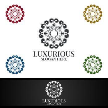 Luxurious Royal Logo for Jewelry, Wedding, Hotel or Fashion Design