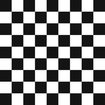 Black and white racing checkered color square tiles, seamless abstract background illustration.