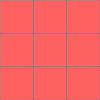 Salmon color square tiles with black joints, seamless abstract background illustration.