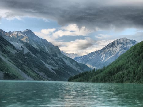 Altai Mountains, beautiful landscape of high altai mountains.