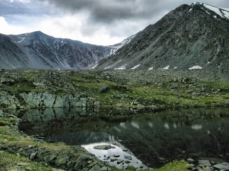 Nature is altai. Mountain landscape, forests and reservoirs of the altai.