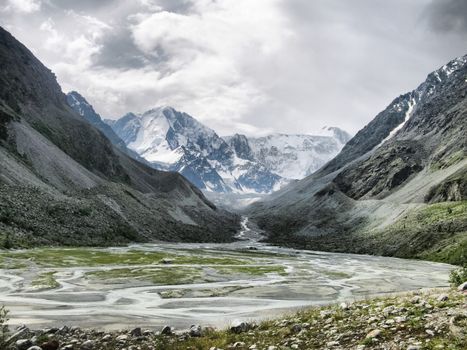 Nature is altai. Mountain landscape, forests and reservoirs of the altai.