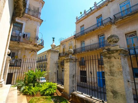 Havana, Cuba - April 03, 2013: Streets of Havana, Hiking Walks in Havana.