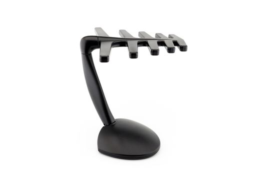 The indoor TV antenna is isolated on a white background