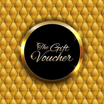 Golden sparkling glossy frame abstract background. Can be used for invitation, postcards and vouchers. Vector Illustration EPS10