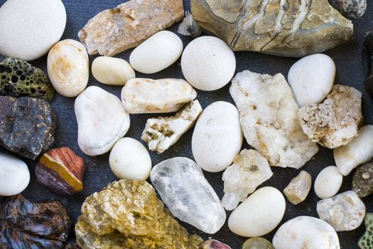 Large group of stone and rocks, stone background and texture, stone material