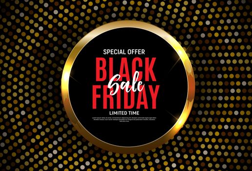 Black Friday Sale Banner Template. Vector Illustration EPS10

