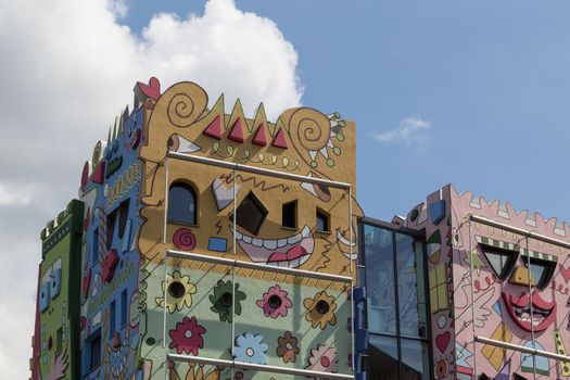 Braunschweig, Germany - August 23, 2014: The Happy Rizzi House by James Rizzi