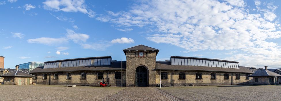 Copenhagen, Denmark - September 23, 2016: Exhibition hall Oksnehallen in Vesterbro district