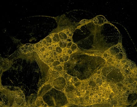 Abstract grunge cellular background against black