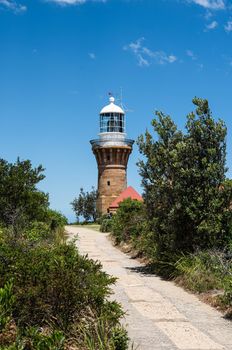 The light House of Sydney Australia on the palm beach.