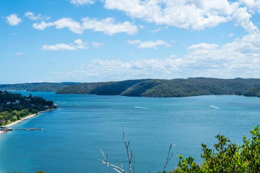 The palm beach of Sydney Australia with beautiful clear sky.