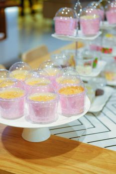cupcake dessert muffin on tray