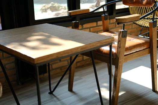 chair table for resting in living room