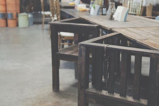 wooden chair seat in living room