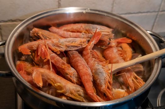 tomato fish soup with seafood