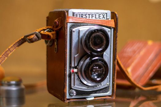 December 6, 2020 - Elkins Park, PA: A Vintage 1950s Firstflex Camera