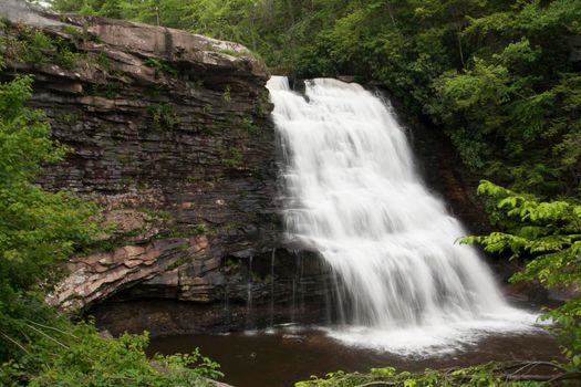 Muddy Creek Falls in Swallow Falls State Park in Maryland