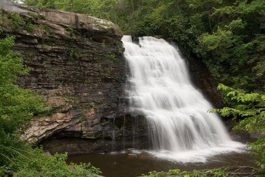 Muddy Creek Falls in Swallow Falls State Park in Maryland