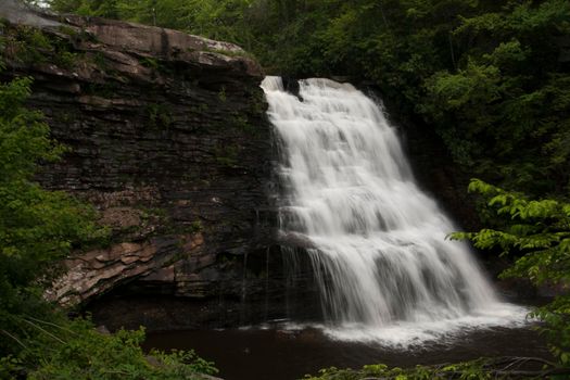 Muddy Creek Falls in Swallow Falls State Park in Maryland