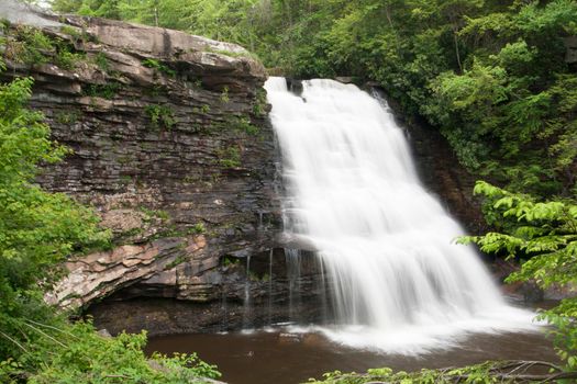 Muddy Creek Falls in Swallow Falls State Park in Maryland