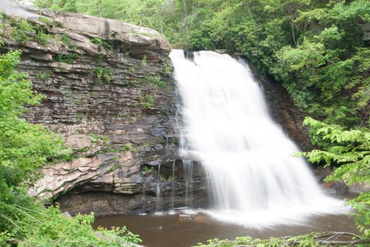 Muddy Creek Falls in Swallow Falls State Park in Maryland