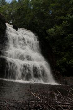 Muddy Creek Falls in Swallow Falls State Park in Maryland