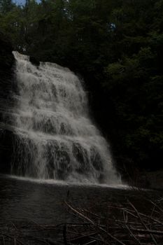 Muddy Creek Falls in Swallow Falls State Park in Maryland