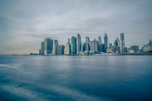 new york city skyline manhattan panorama view