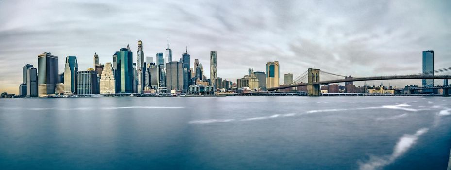 new york city skyline manhattan panorama view