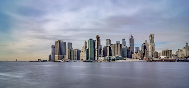 new york city skyline manhattan panorama view