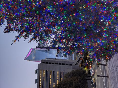 uptown charlotte north carolina usa early morning