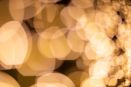 Abstract blurred Christmas light bokeh background.