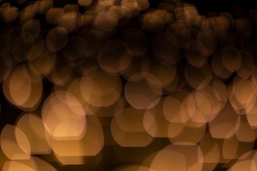 Abstract blurred Christmas light bokeh background.