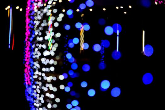 Abstract bokeh light background.