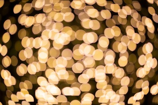 Abstract blurred Christmas light bokeh background.