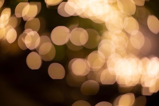 Abstract blurred Christmas light bokeh background.