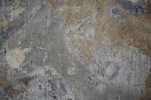 abstract part of the old brick wall with ruined plaster for vintage background and wallpaper in the style of sepia