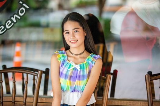 portrait of young charming beautiful girl  with smile, authentic moments of real emotion.